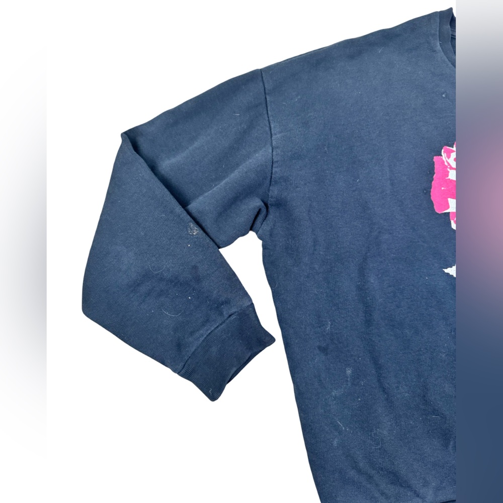 Carhartt x Perks and Mini Radio Club L.A. Black Oversized Rose Sweatshirt Med - Picture 6 of 8